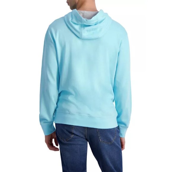 XL new AQUA BLUE Chaps French Terry Graphic Hoodie in MEN's Size EXTRA LARGE - Picture 5 of 6